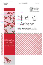 Arirang SATB choral sheet music cover